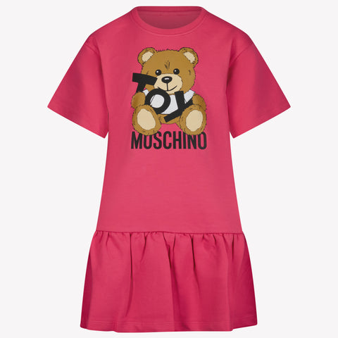 Moschino Kinder Unisex dress in Fuchsia