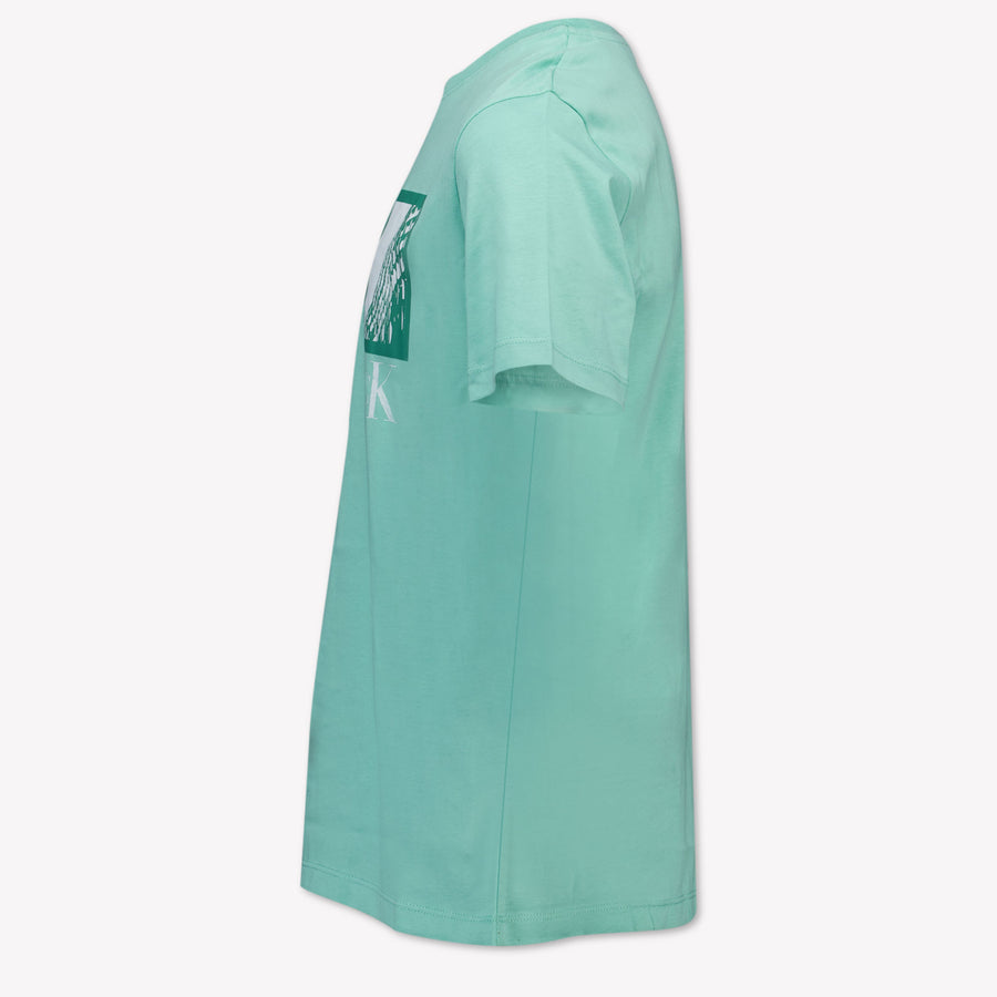 Calvin Klein Kinder Jongens T-Shirt In Mint