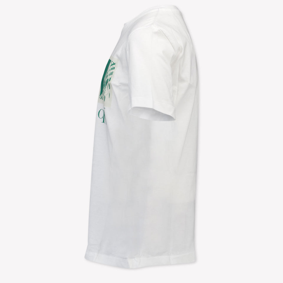 Calvin Klein Kinder Jongens T-Shirt In Wit