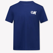 Calvin Klein Kinder Jongens T-Shirt In Blauw