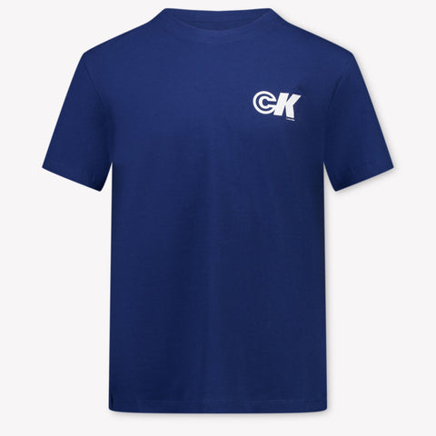 Calvin Klein Kinder Jongens T-Shirt In Blauw
