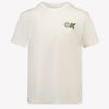 Calvin Klein Kinder Jongens T-Shirt In Licht Beige