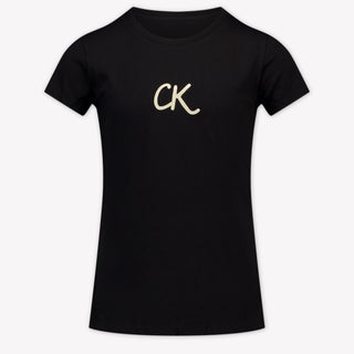 Calvin Klein Kids Girls  T-Shirt Black
