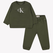 Calvin Klein Baby Unisex Joggingpak In Army