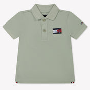 Tommy Hilfiger Baby Jongens Polo In Licht Groen
