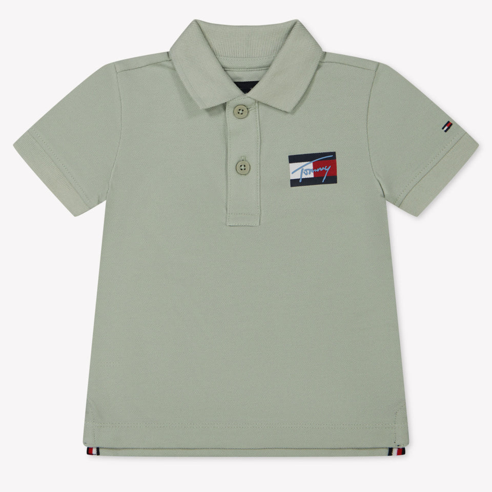 Tommy Hilfiger Baby Jongens Polo In Licht Groen