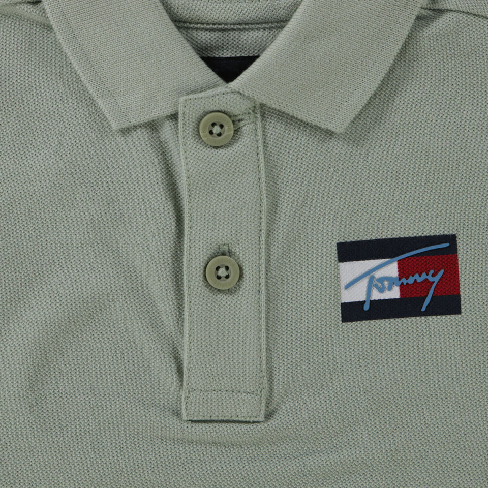 Tommy Hilfiger Baby Jongens Polo In Licht Groen