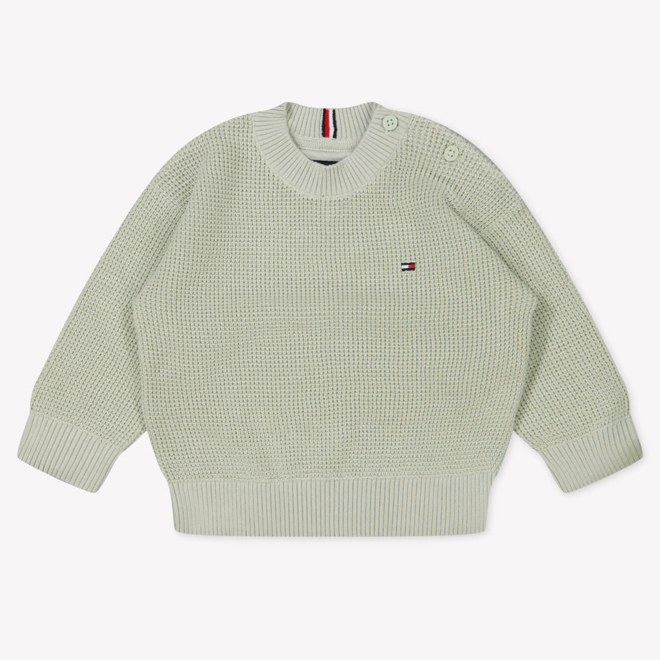 Tommy Hilfiger Baby Boys Sweater  Light Green