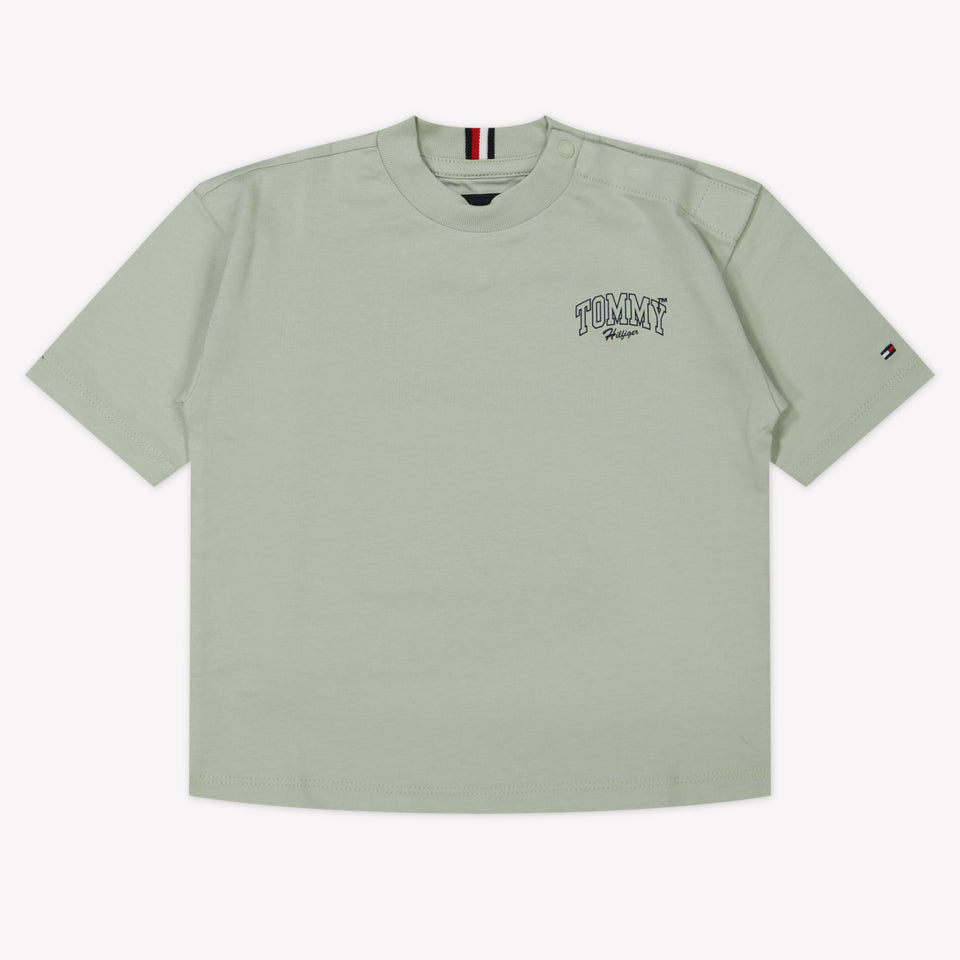Tommy Hilfiger Baby Jongens T-Shirt In Licht Groen