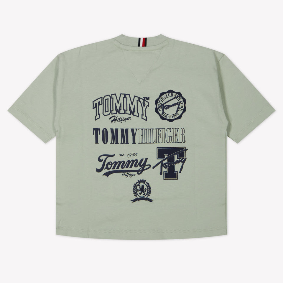 Tommy Hilfiger Baby Jongens T-Shirt In Licht Groen