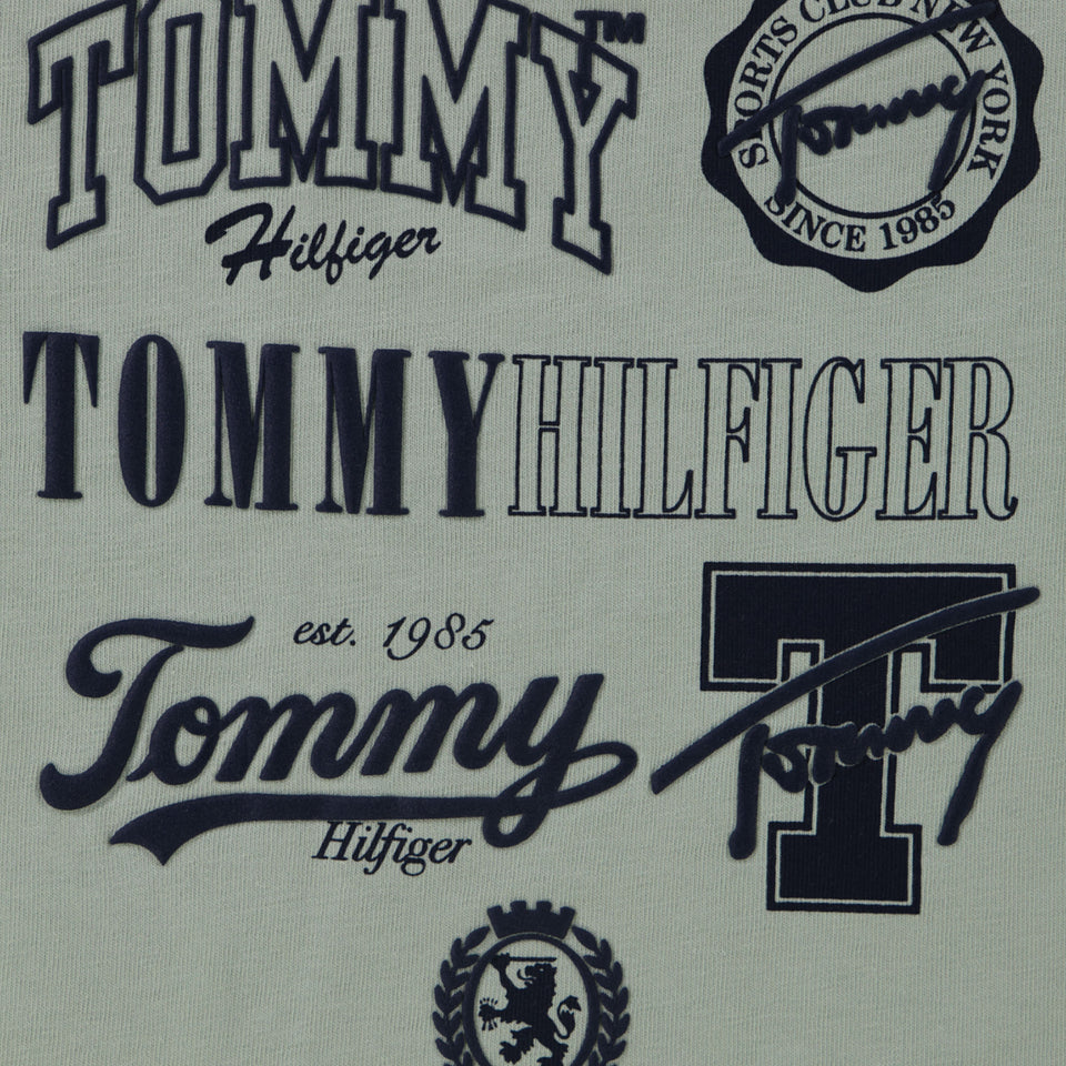 Tommy Hilfiger Baby Jongens T-Shirt In Licht Groen