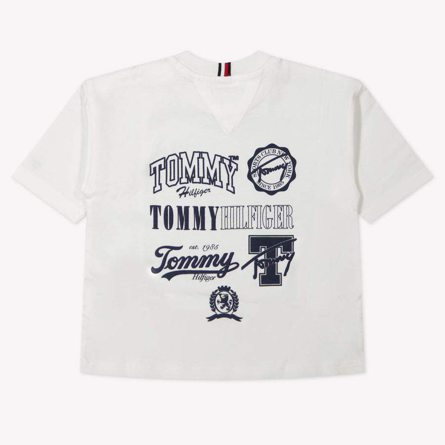 Tommy Hilfiger Baby Jongens T-Shirt In Wit