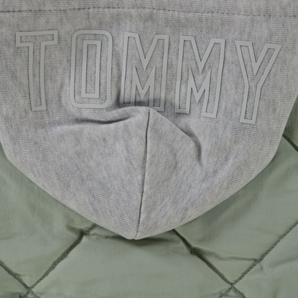 Tommy Hilfiger Baby Jongens Tussenjas In Licht Groen