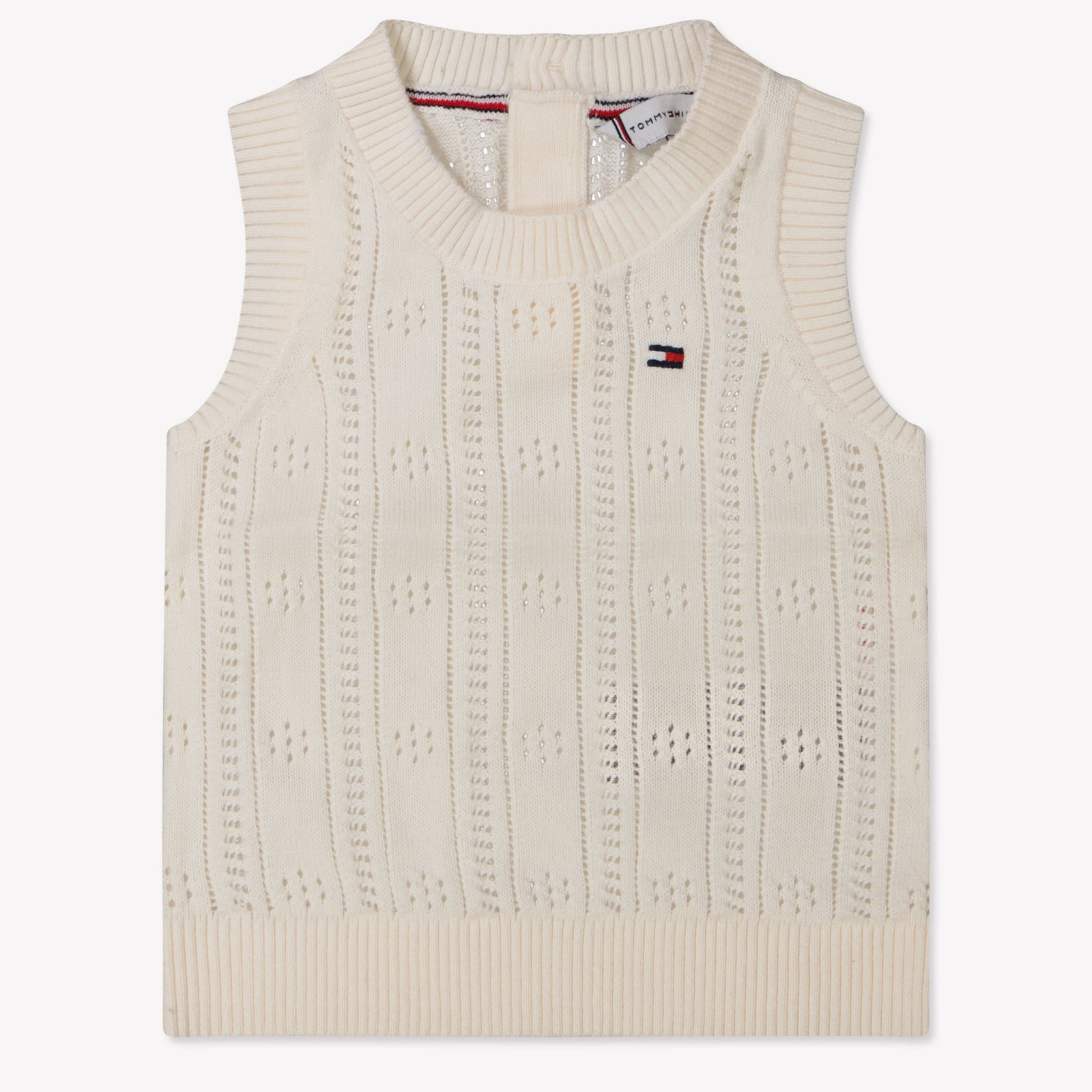 Tommy Hilfiger Baby Girls Sweater  Cream