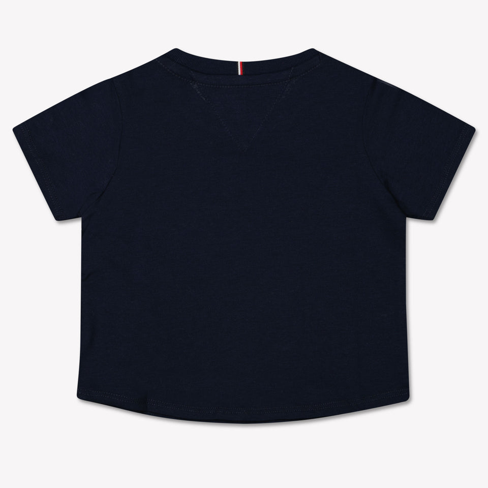 Tommy Hilfiger Baby Girls T-Shirt  Navy