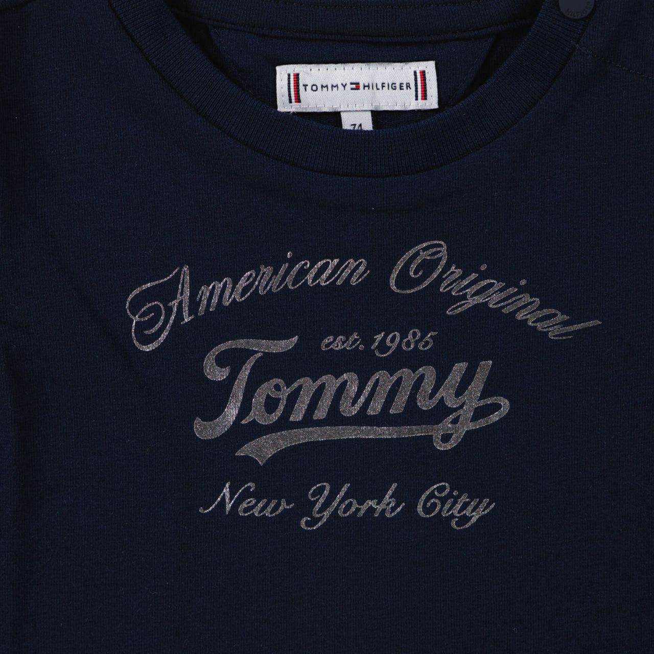Tommy Hilfiger Baby Meisjes T-Shirt In Navy