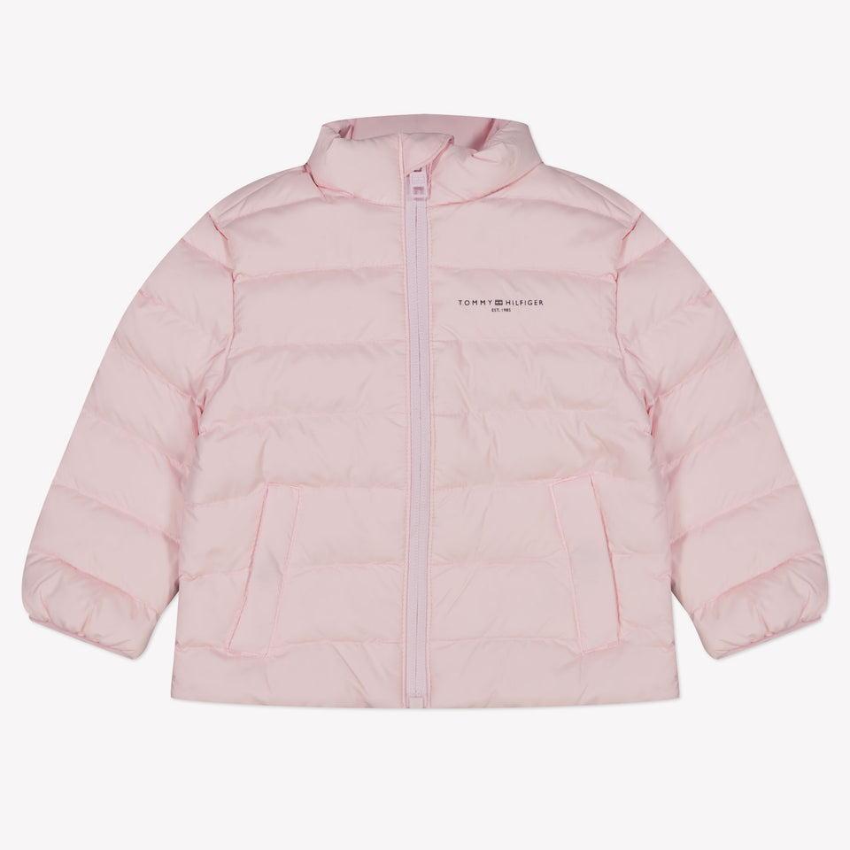 Tommy Hilfiger Baby Meisjes Tussenjas In Licht Roze
