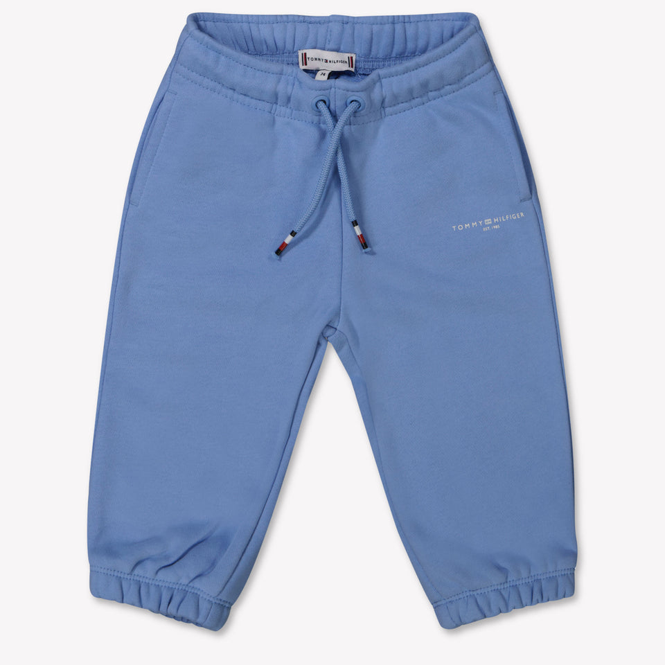 Tommy Hilfiger Baby Unisex Broek In Licht Blauw