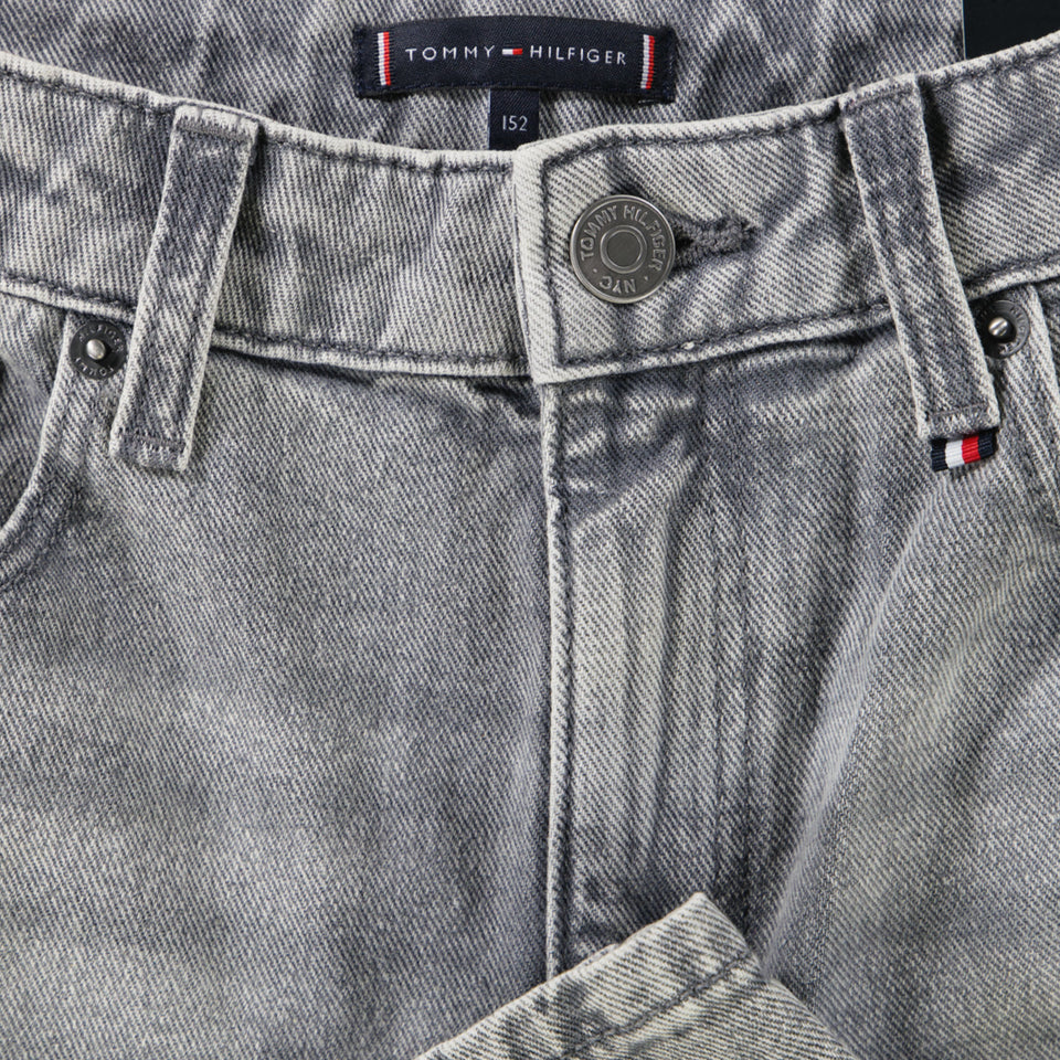 Tommy Hilfiger Kids Boys Jeans  Light Gray