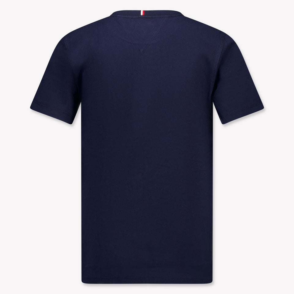 Tommy Hilfiger Kinder Jongens T-Shirt In Navy
