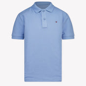 Tommy Hilfiger Kinder Jongens Polo In Licht Blauw