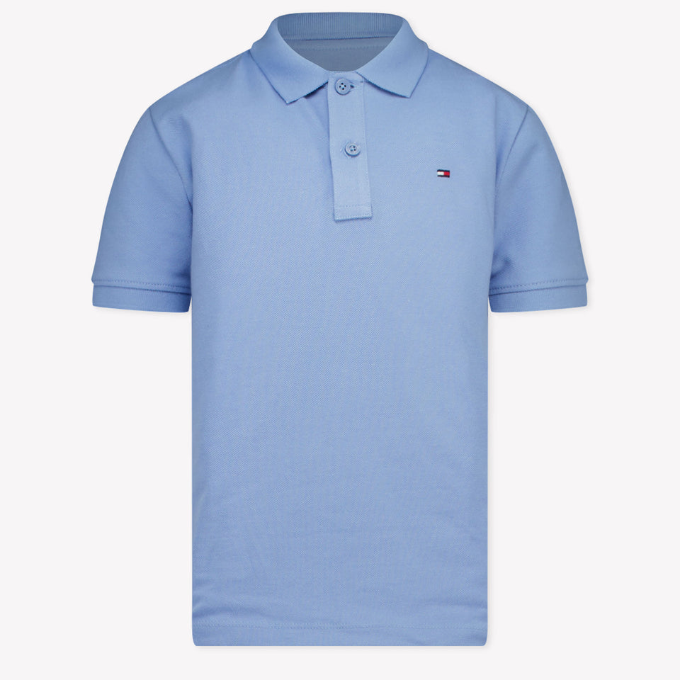 Tommy Hilfiger Kinder Jongens Polo In Licht Blauw