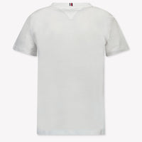 Tommy Hilfiger Kinder Jongens T-Shirt In Wit