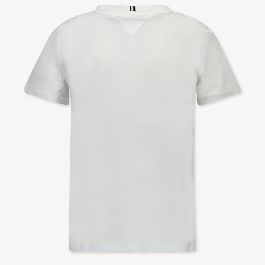 Tommy Hilfiger Kinder Jongens T-Shirt In Wit