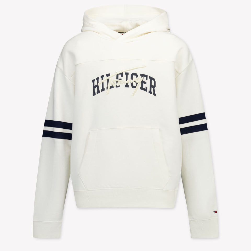 Tommy Hilfiger Kinder Jongens Trui In Off White