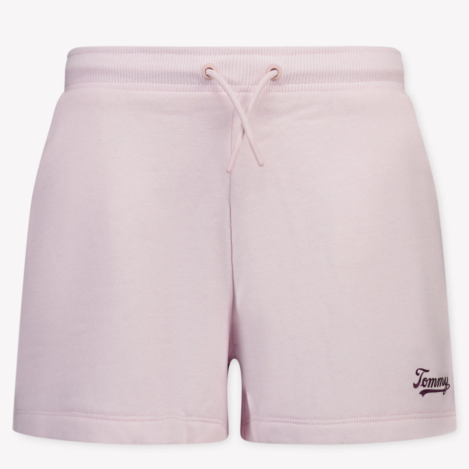 Tommy Hilfiger Kinder Meisjes Shorts In Licht Roze