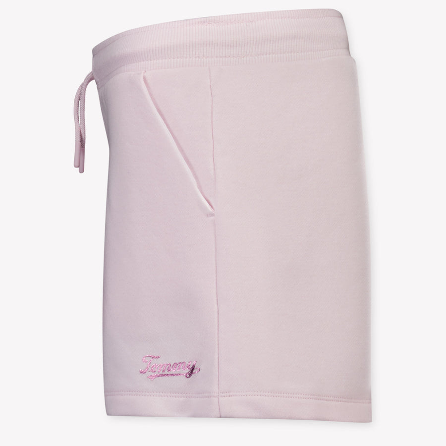 Tommy Hilfiger Kinder Meisjes Shorts In Licht Roze