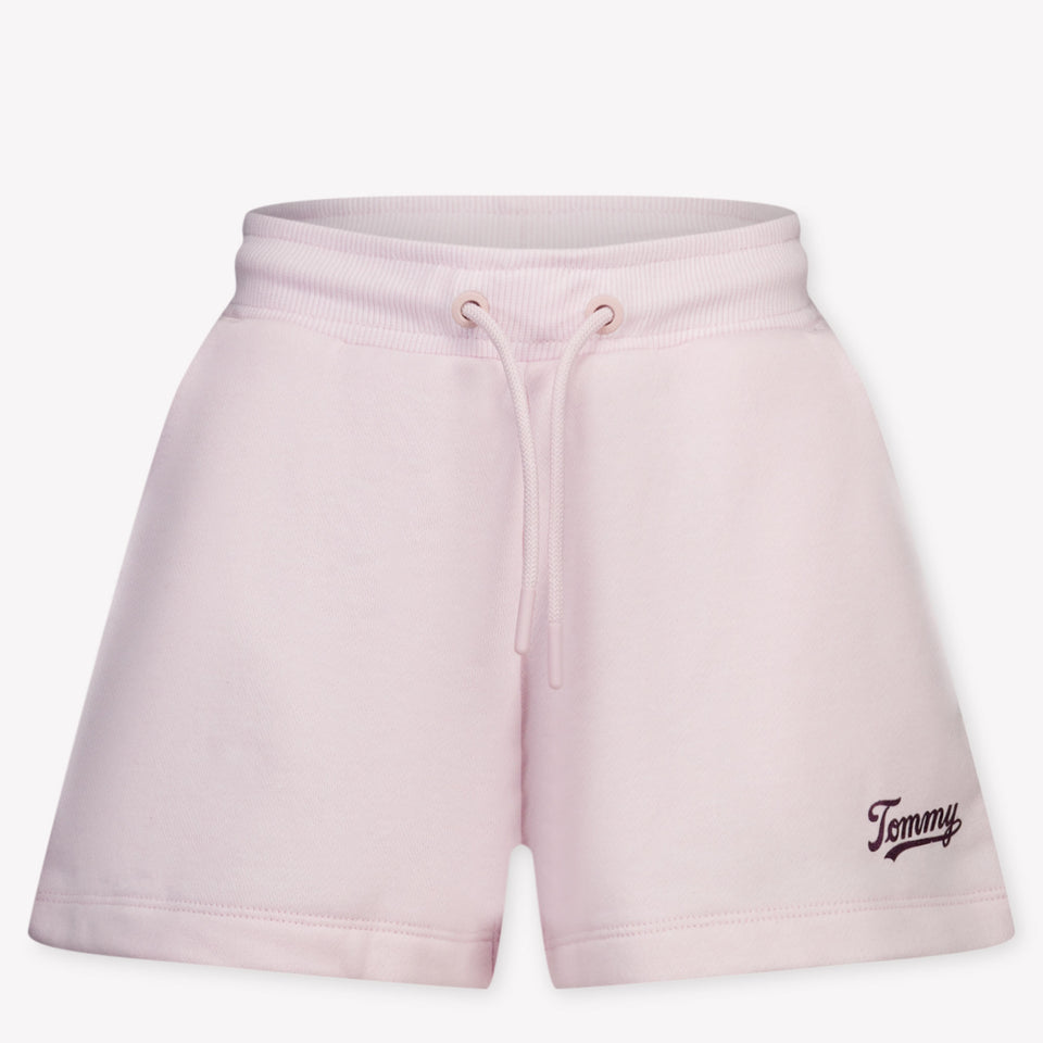 Tommy Hilfiger Kinder Meisjes Shorts In Licht Roze
