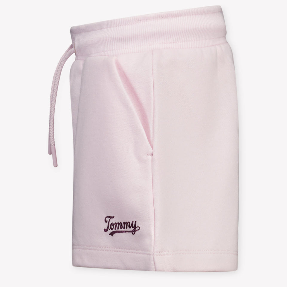 Tommy Hilfiger Kinder Meisjes Shorts In Licht Roze