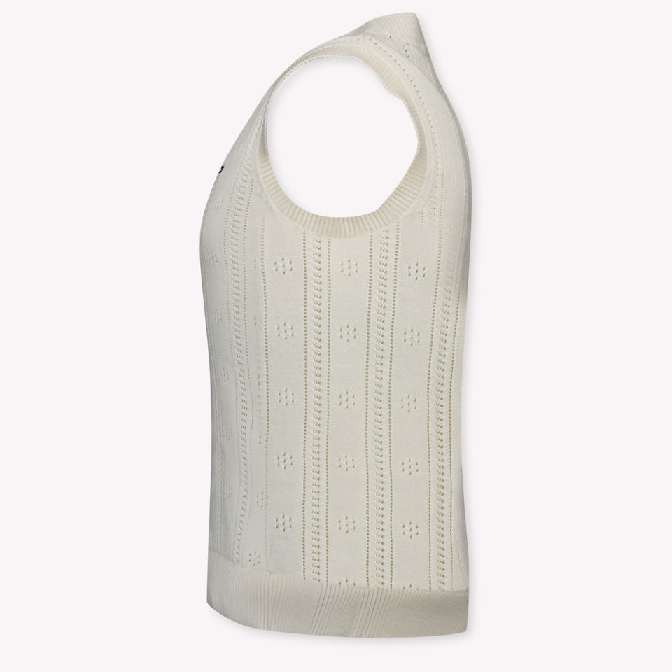 Tommy Hilfiger Kids Girls Vest  Cream