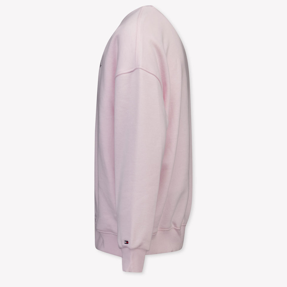 Tommy Hilfiger Kids Girls Sweater Light Pink