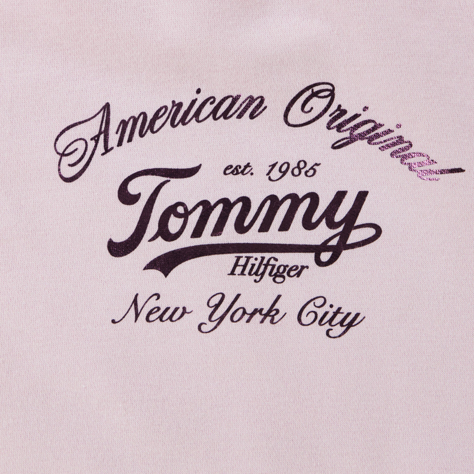 Tommy Hilfiger Kids Girls Sweater Light Pink