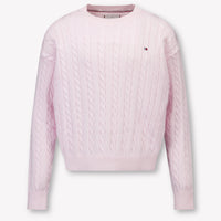 Tommy Hilfiger Kinder Meisjes Trui In Licht Roze