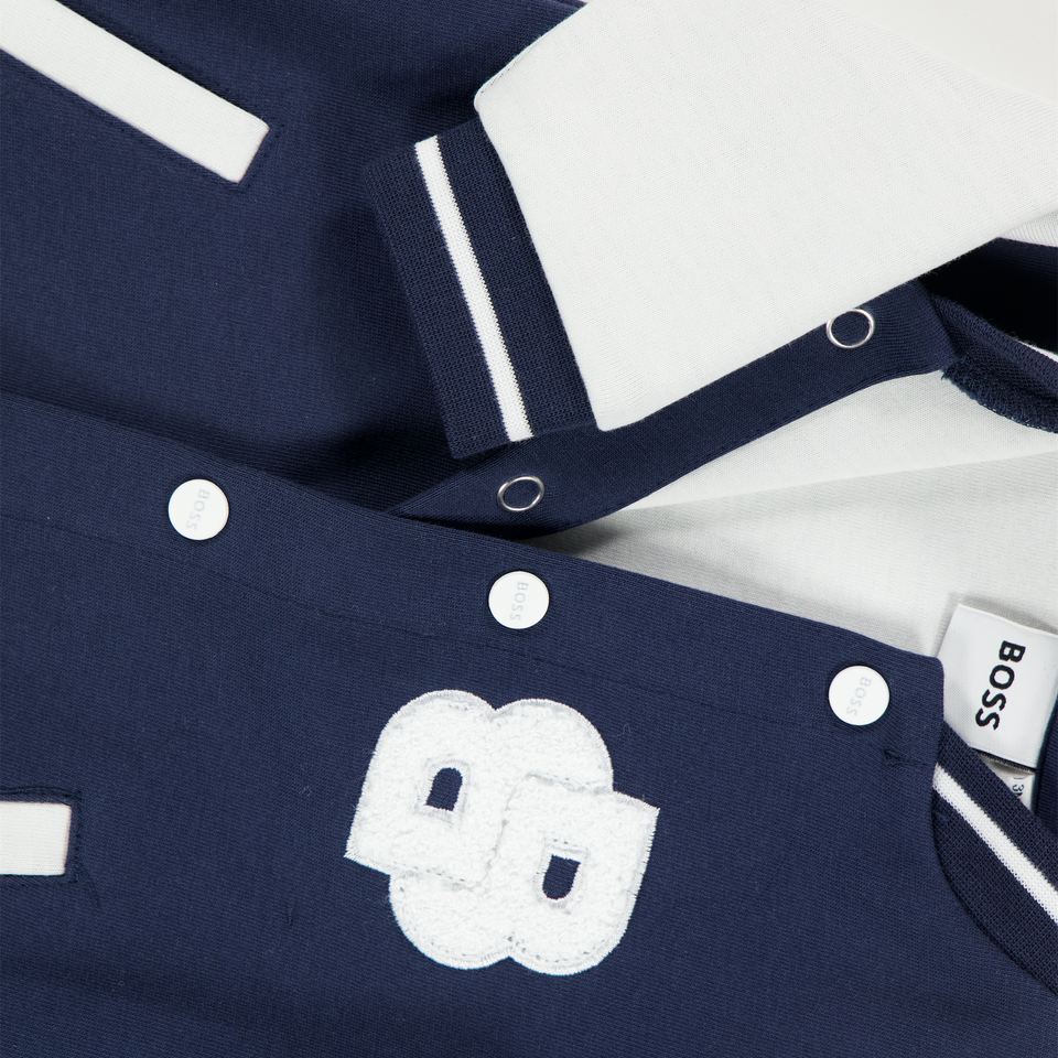 Boss Baby Boys Playsuit  Navy