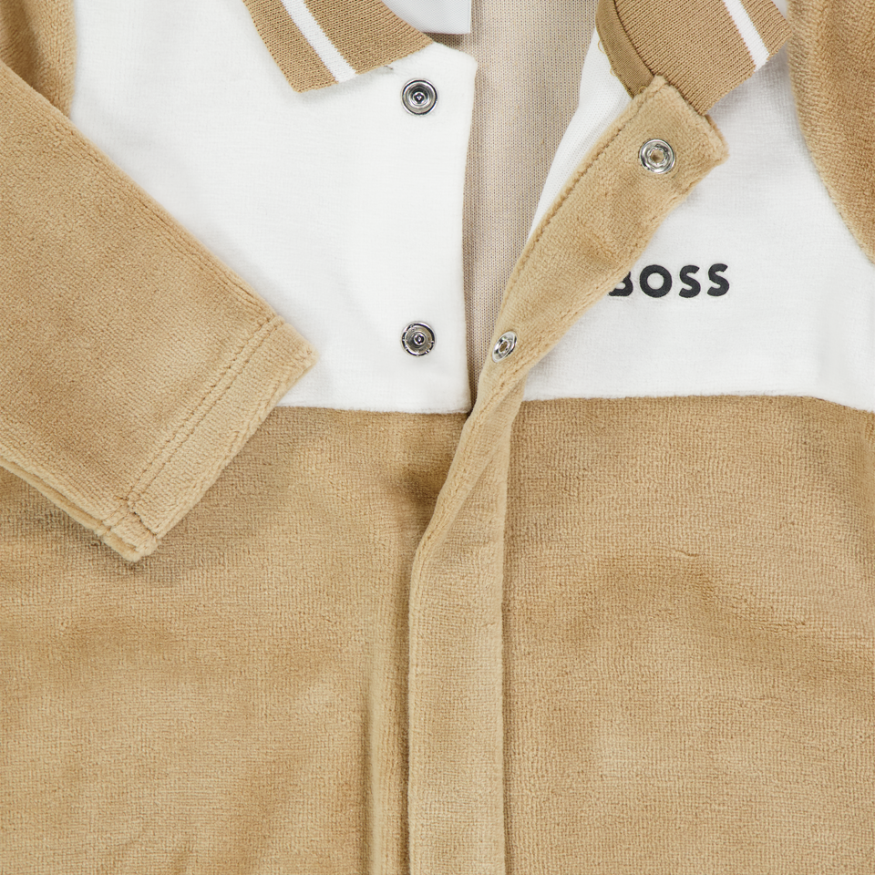 Boss Baby Boys Playsuit  Camel
