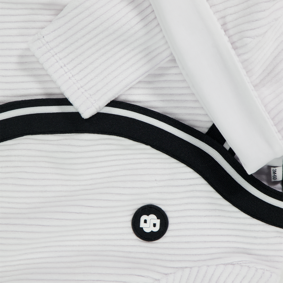 Boss Baby Boys Playsuit  White