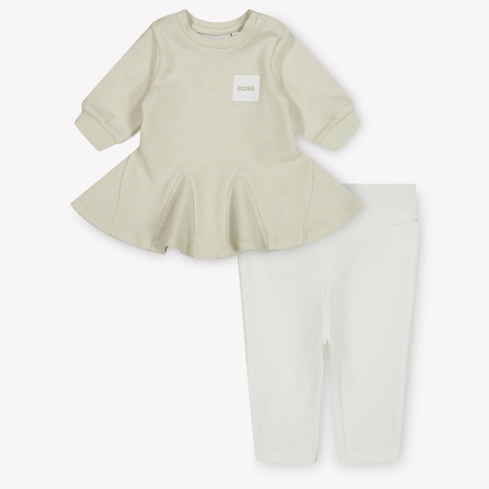 Boss Baby Girls Dress  Gold