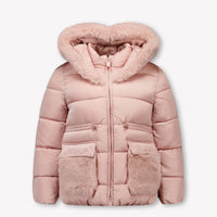 Abel & Lula Kids Girls Winter Coat  Light Pink