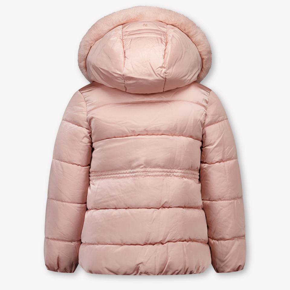 Abel & Lula Kinder Meisjes Winterjas In Licht Roze