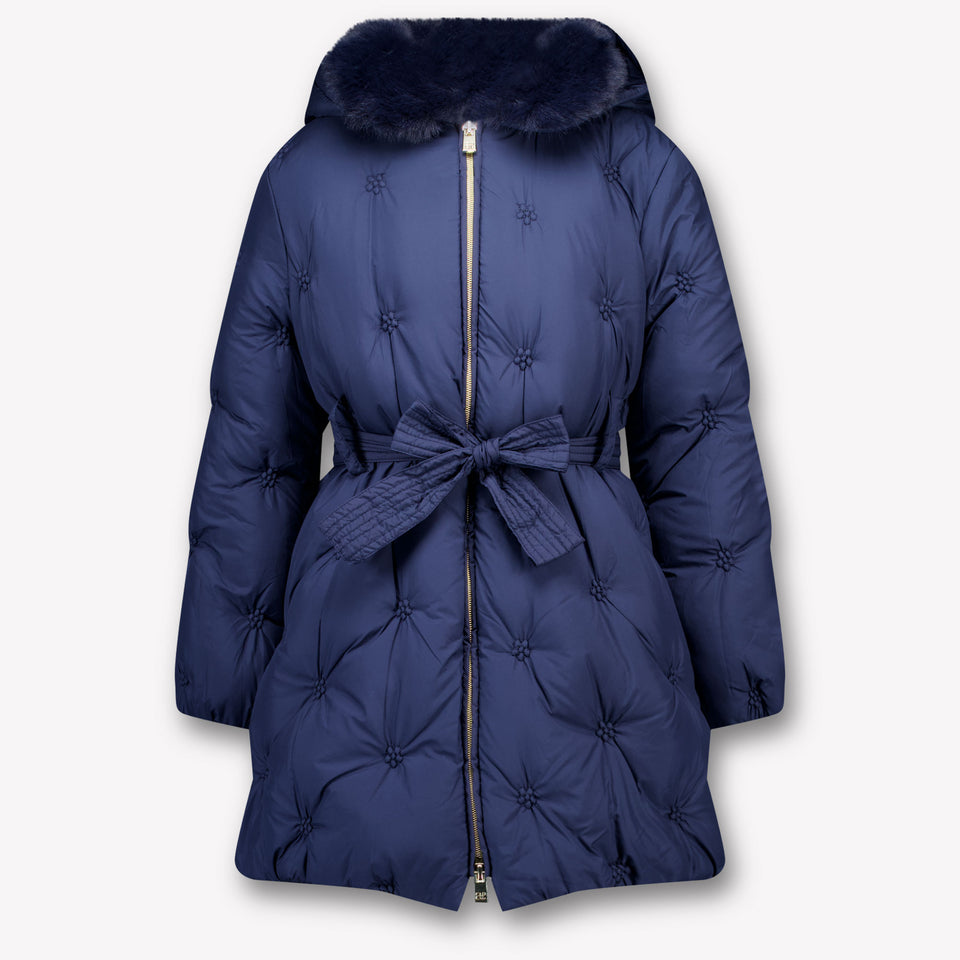 Abel & Lula Kinder Meisjes Winterjas In Navy