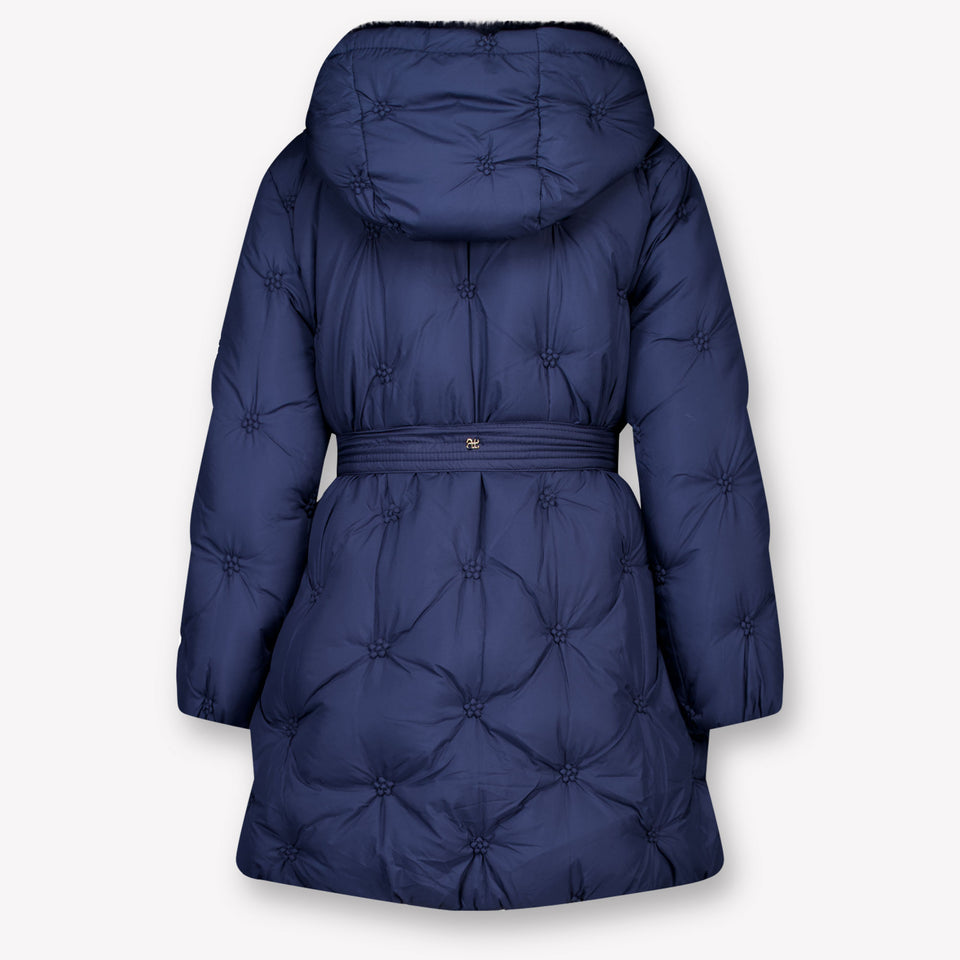 Abel & Lula Kinder Meisjes Winterjas In Navy