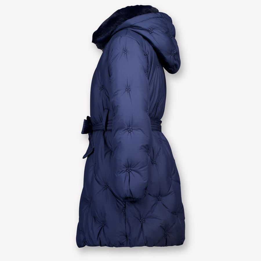 Abel & Lula Kids Girls Winter Coat  Navy