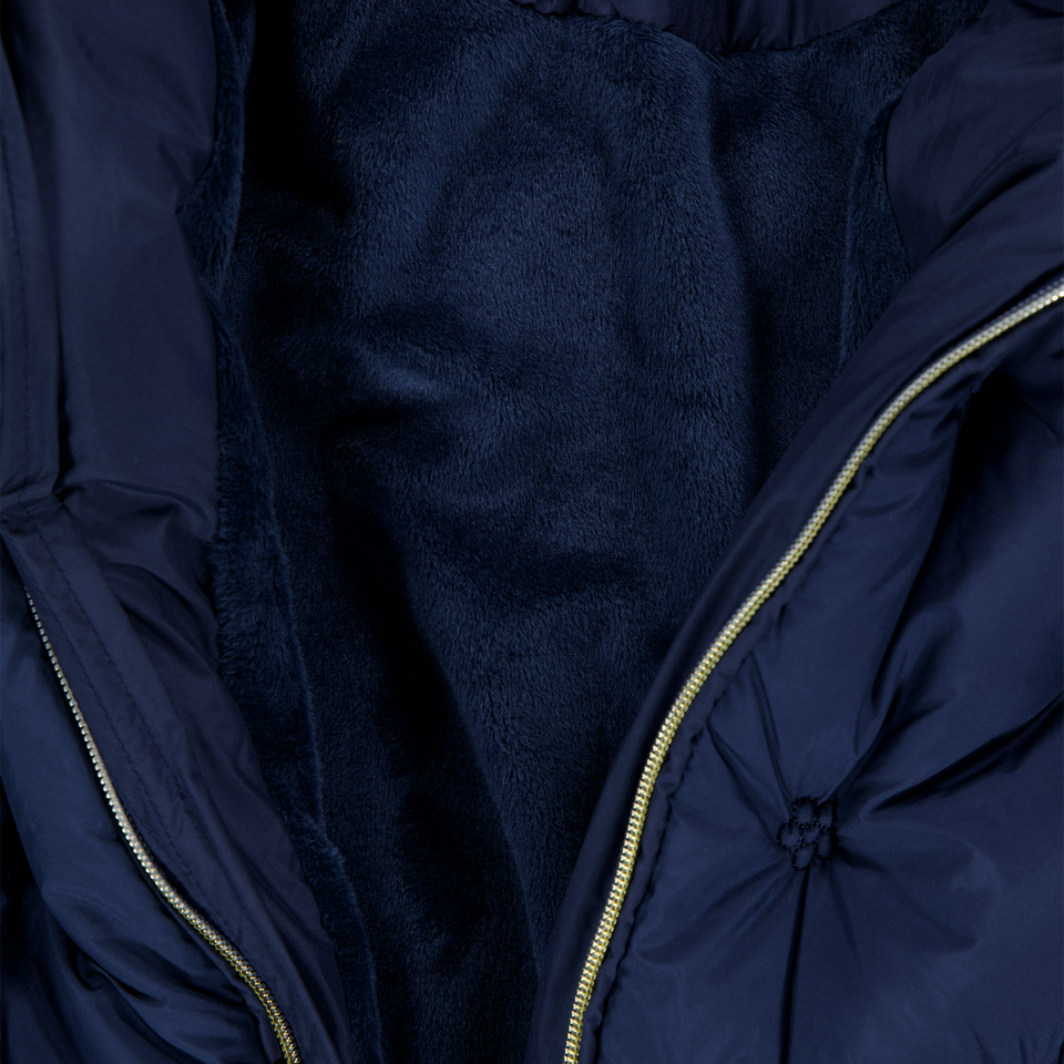 Abel & Lula Kinder Meisjes Winterjas In Navy