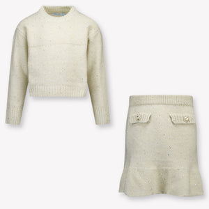 Abel & Lula Kids Girls Set  Beige