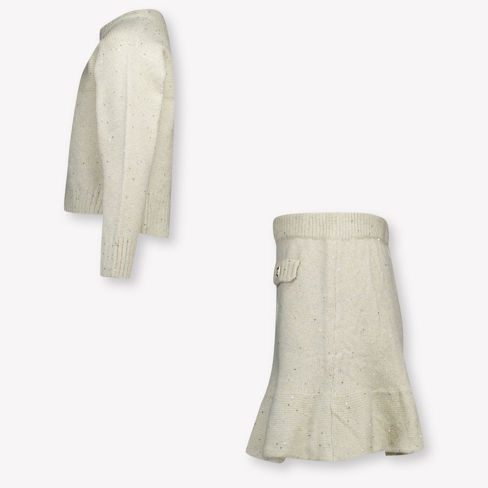 Abel & Lula Kinder Meisjes Setje In Beige
