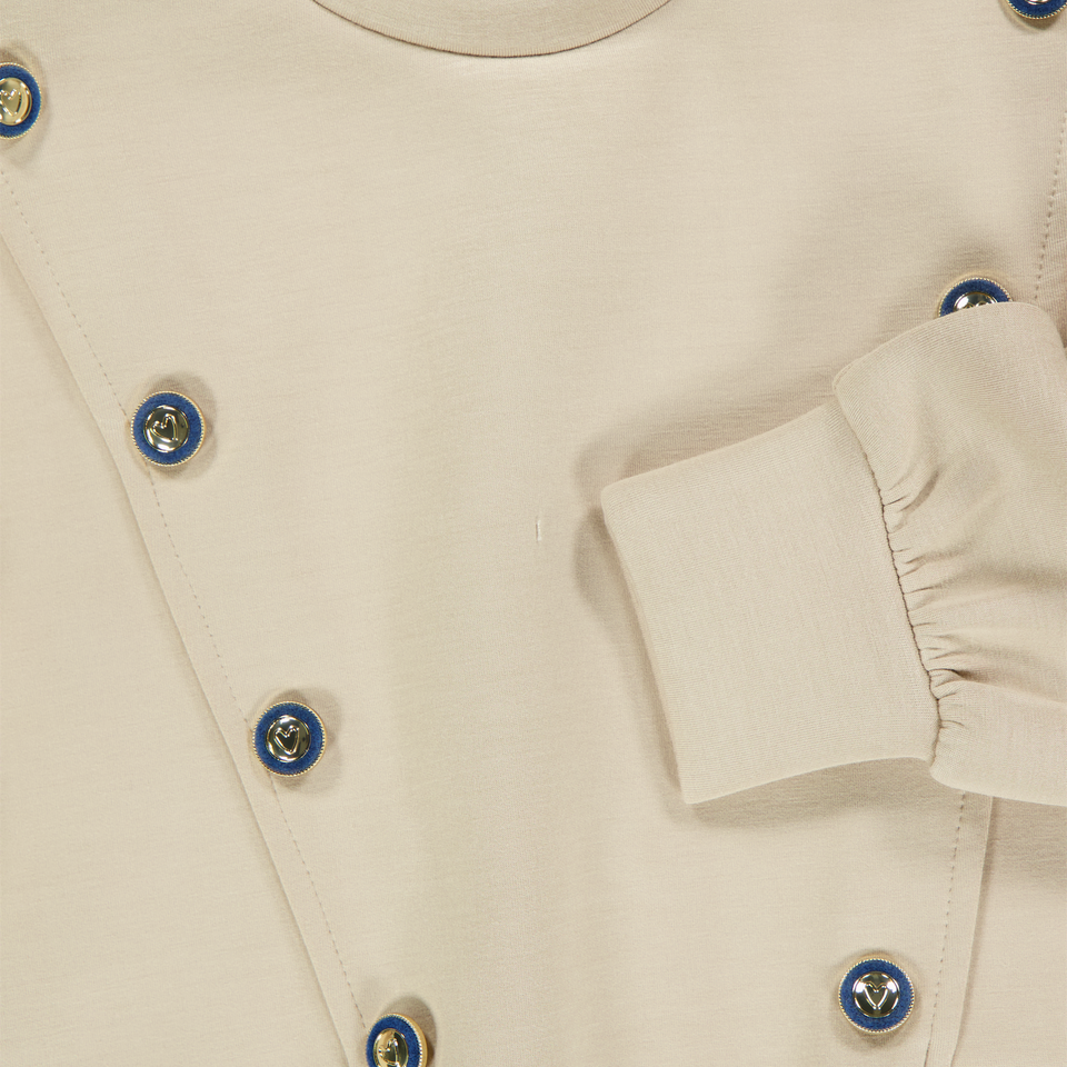 Abel & Lula Kinder Meisjes Joggingpak In Beige